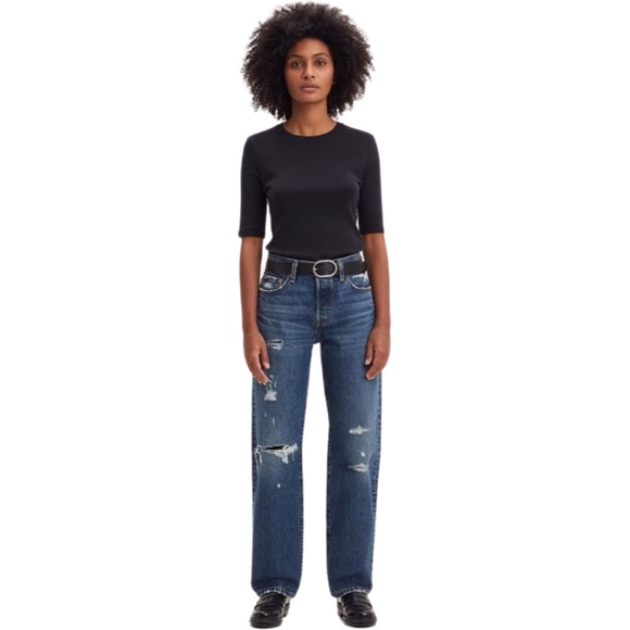 Levi's® Premium 501® ‘90S Women’s Jeans in Fever Pitch - Medium Wash - Picture 4 of 14